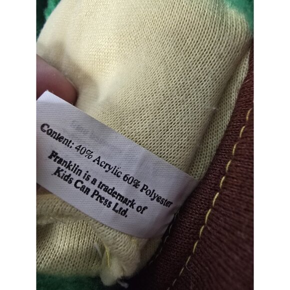 Franklin The Turtle Plush Puppet Doll Stuffed Animal Toy Vintage - Picture 2 of 9